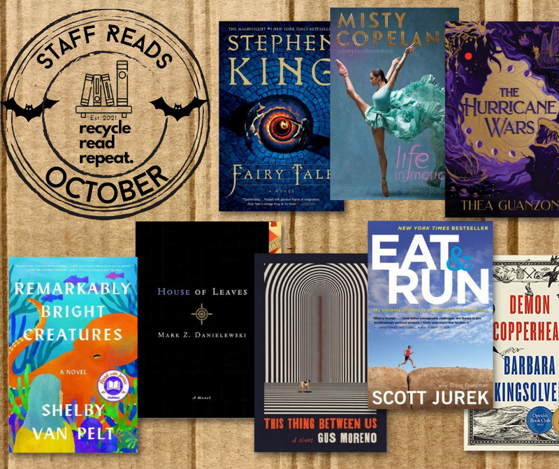 Oct Staff Reads - Recycle Read Repeat