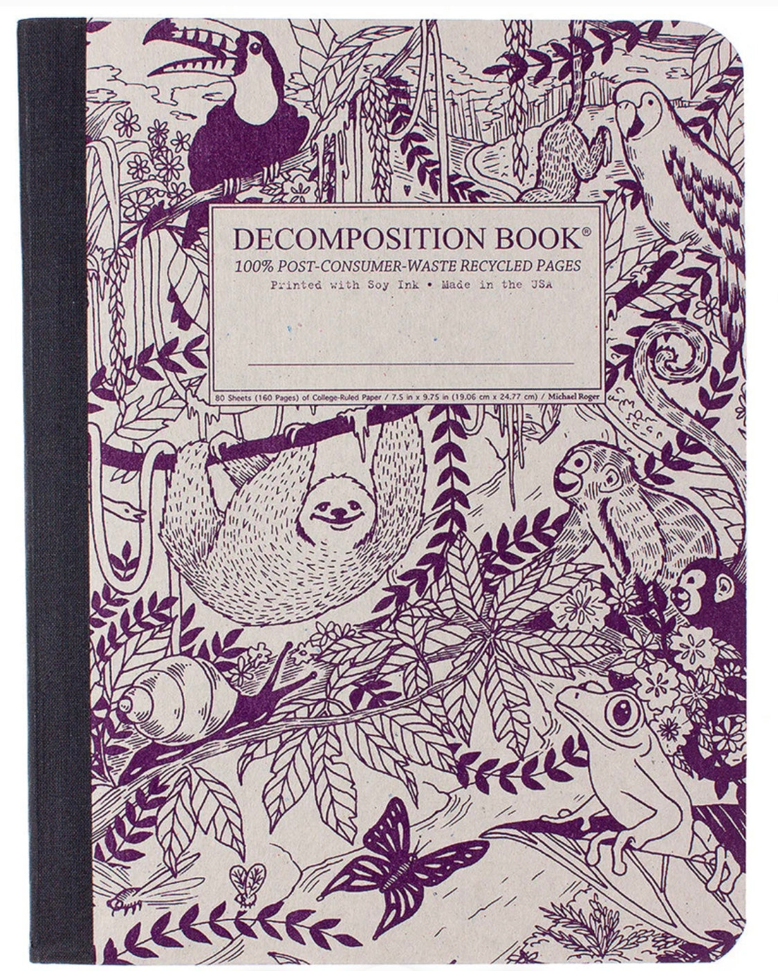 Rainforest Decomposition Composition Notebook