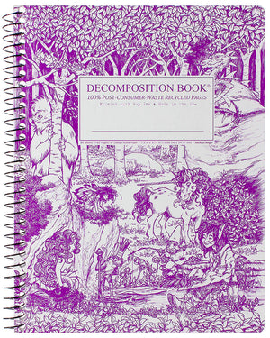 Fairy Tale Forest Decomposition Spiral Notebook