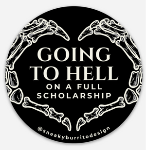 Going to Hell Sticker